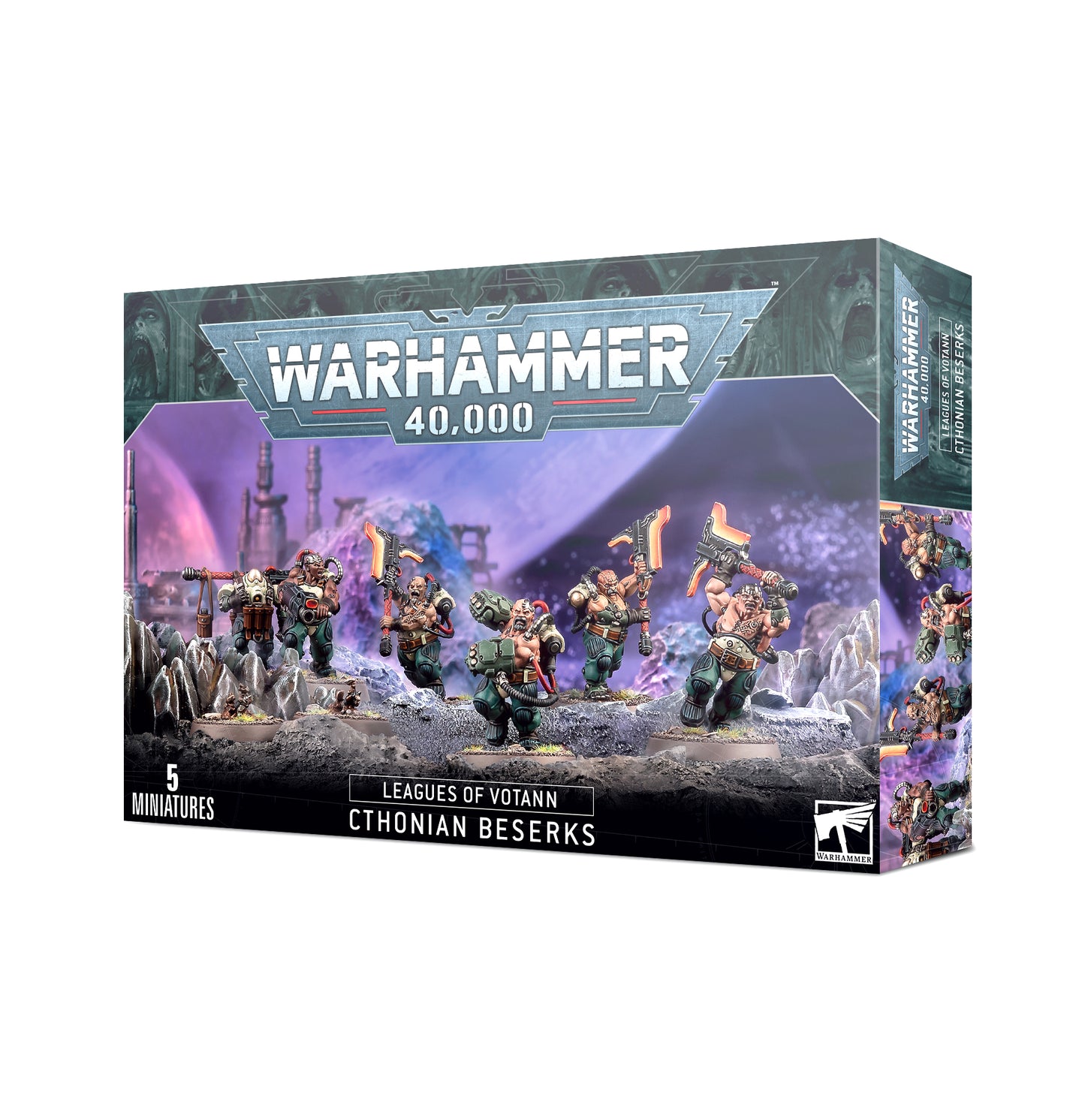 Warhammer 40k Cthonian Beserks Leagues of Votann Miniaturen Neu