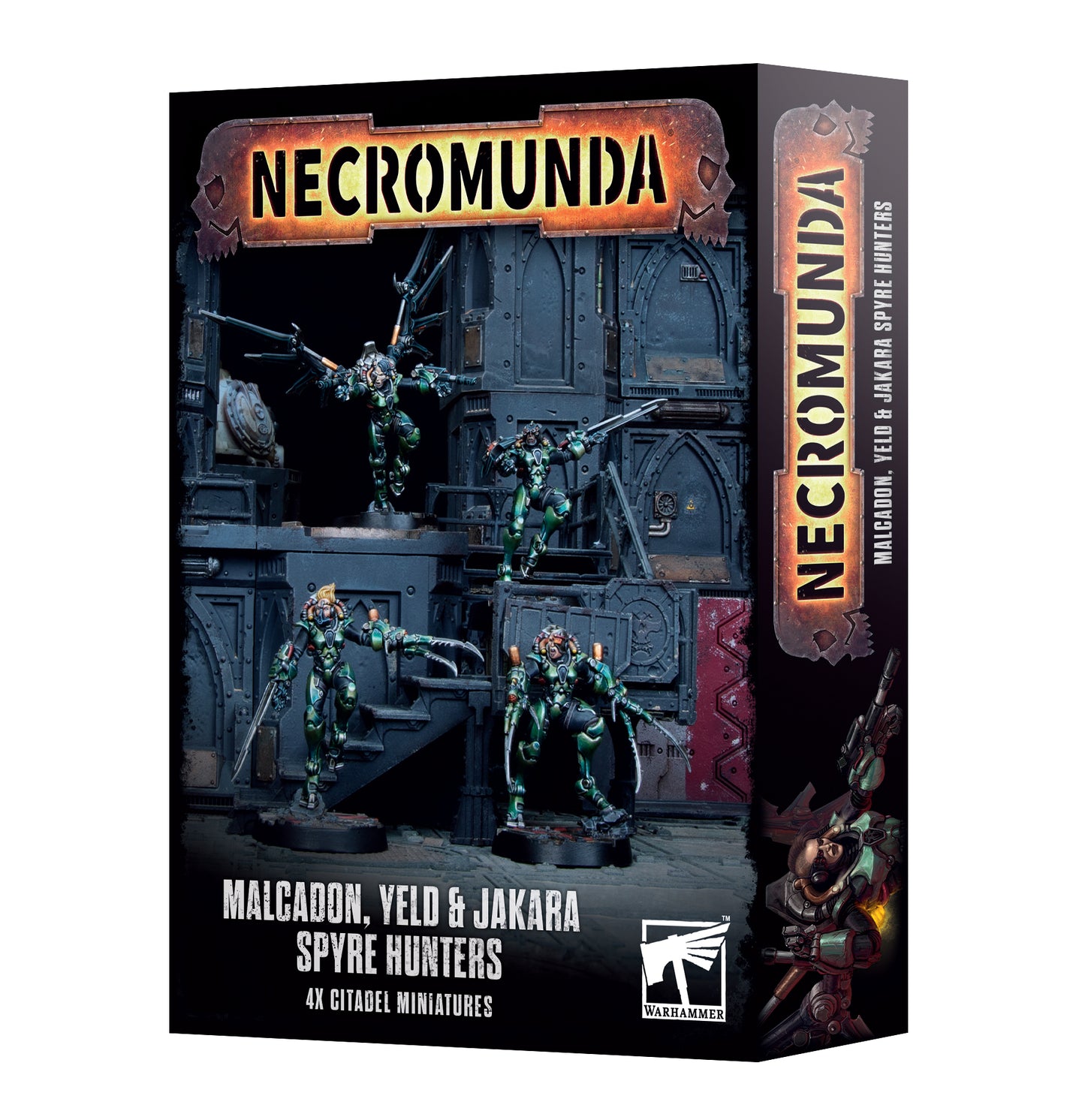 Necromunda Malcadon Yeld & Jakara Spyre Hunters – Gang Miniatures Set