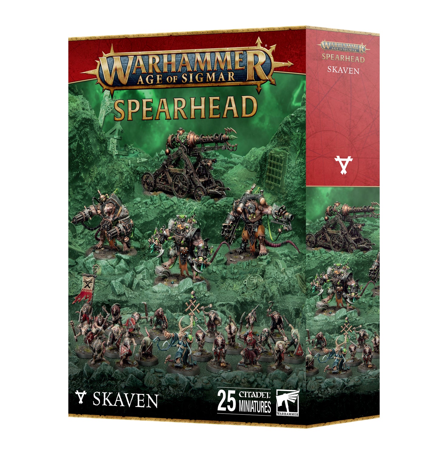 Warhammer Speerspitze der Skaven Age of Sigmar Miniaturen Set OVP