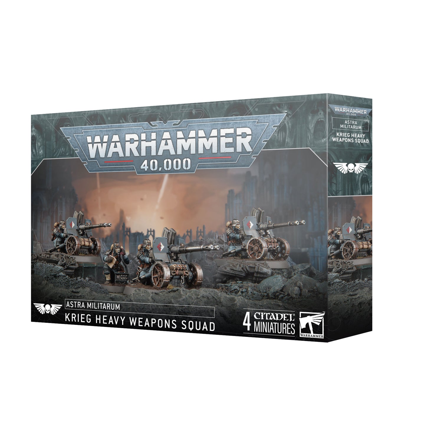 Warhammer 40k Astra Militarum: Krieg Heavy Weapons Squad Waffentrupp Death Korps