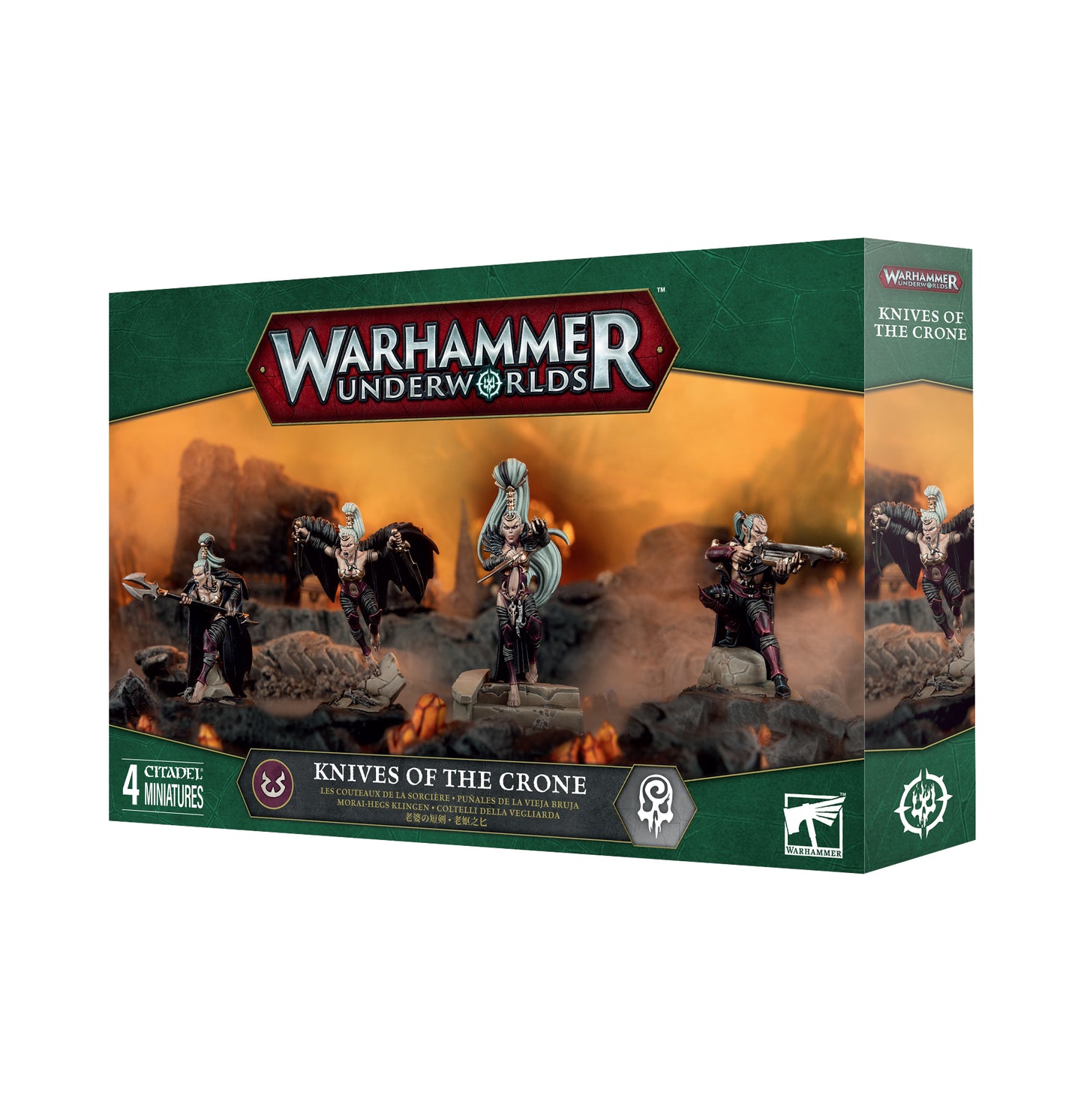 Warhammer Underworlds Knives Of The Crone Morai-Hegs Klingen Daughters of Khaine