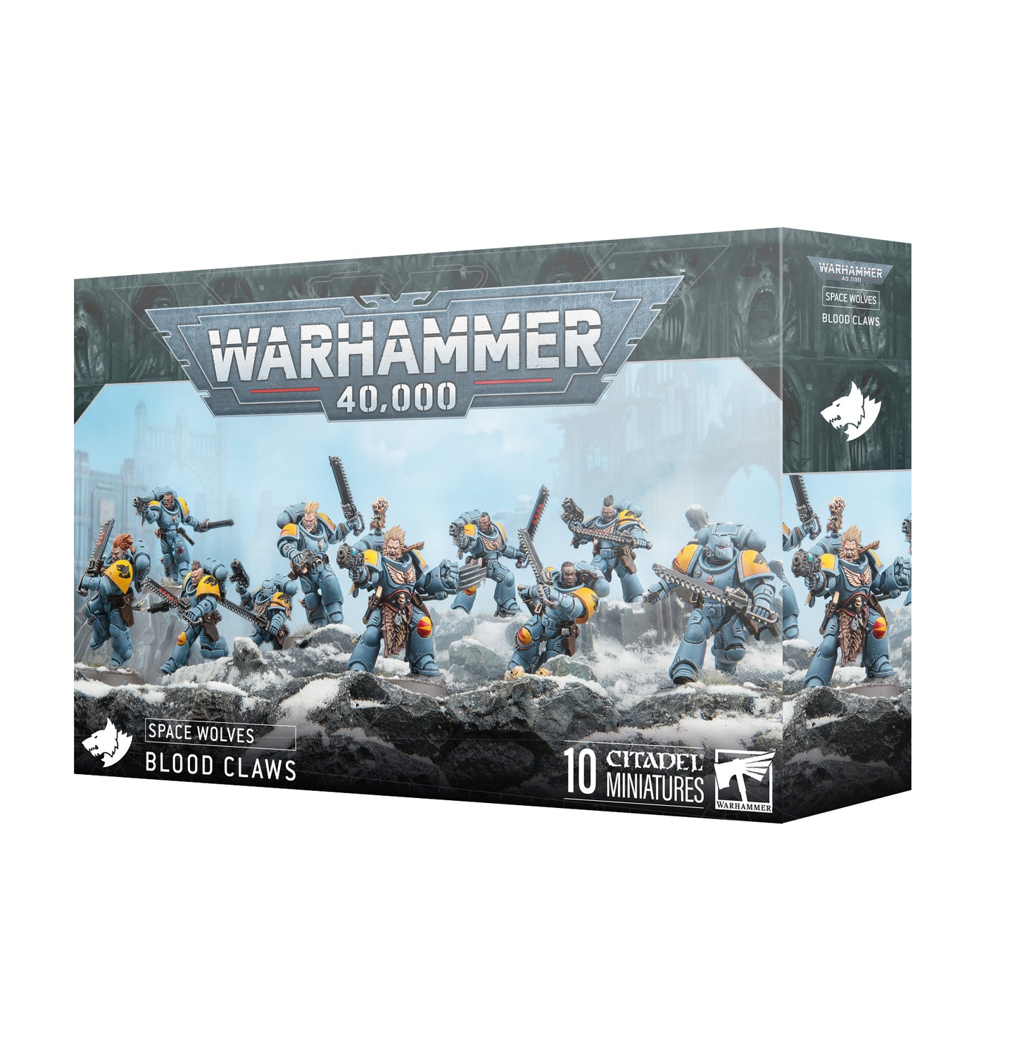 Warhammer 40k Blood Claws Space Wolves Space Marines Miniaturen NEU