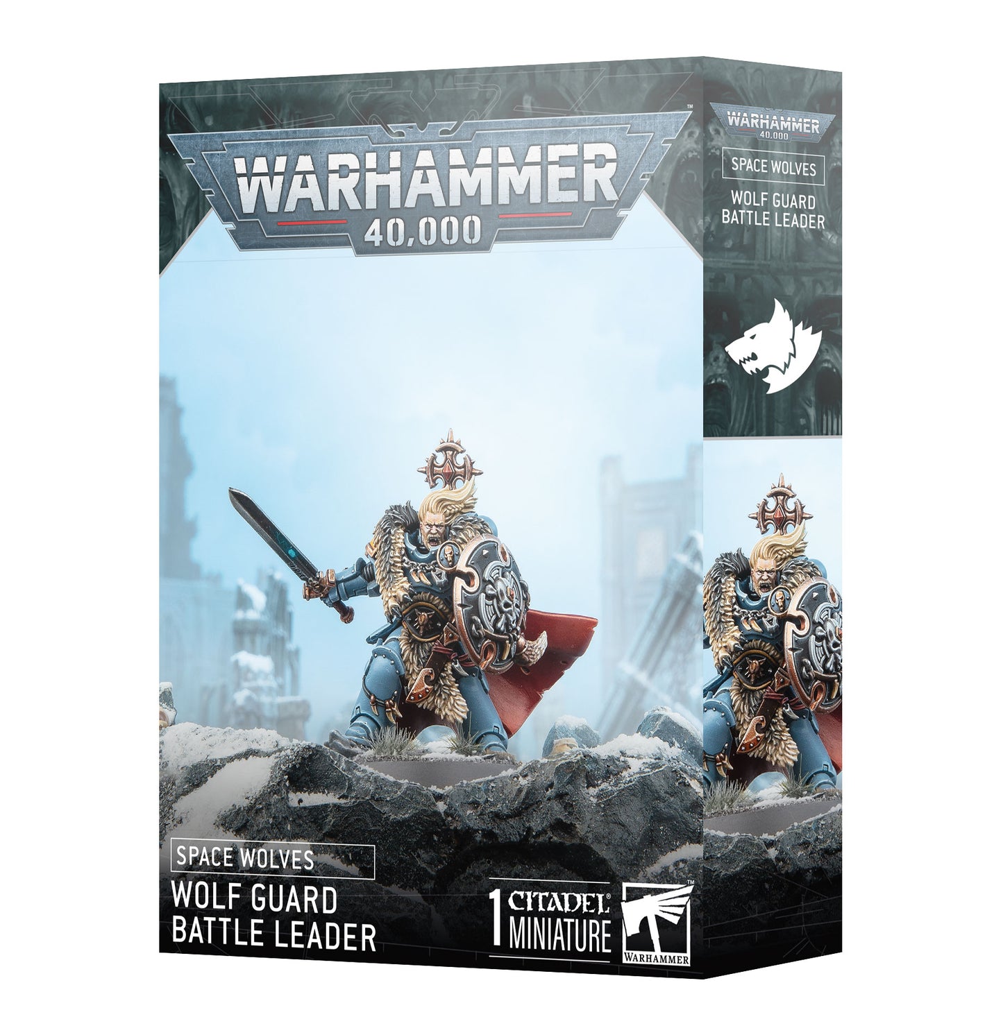 Warhammer 40k Wolf Guard Battle Leader Space Wolves Neu Modell
