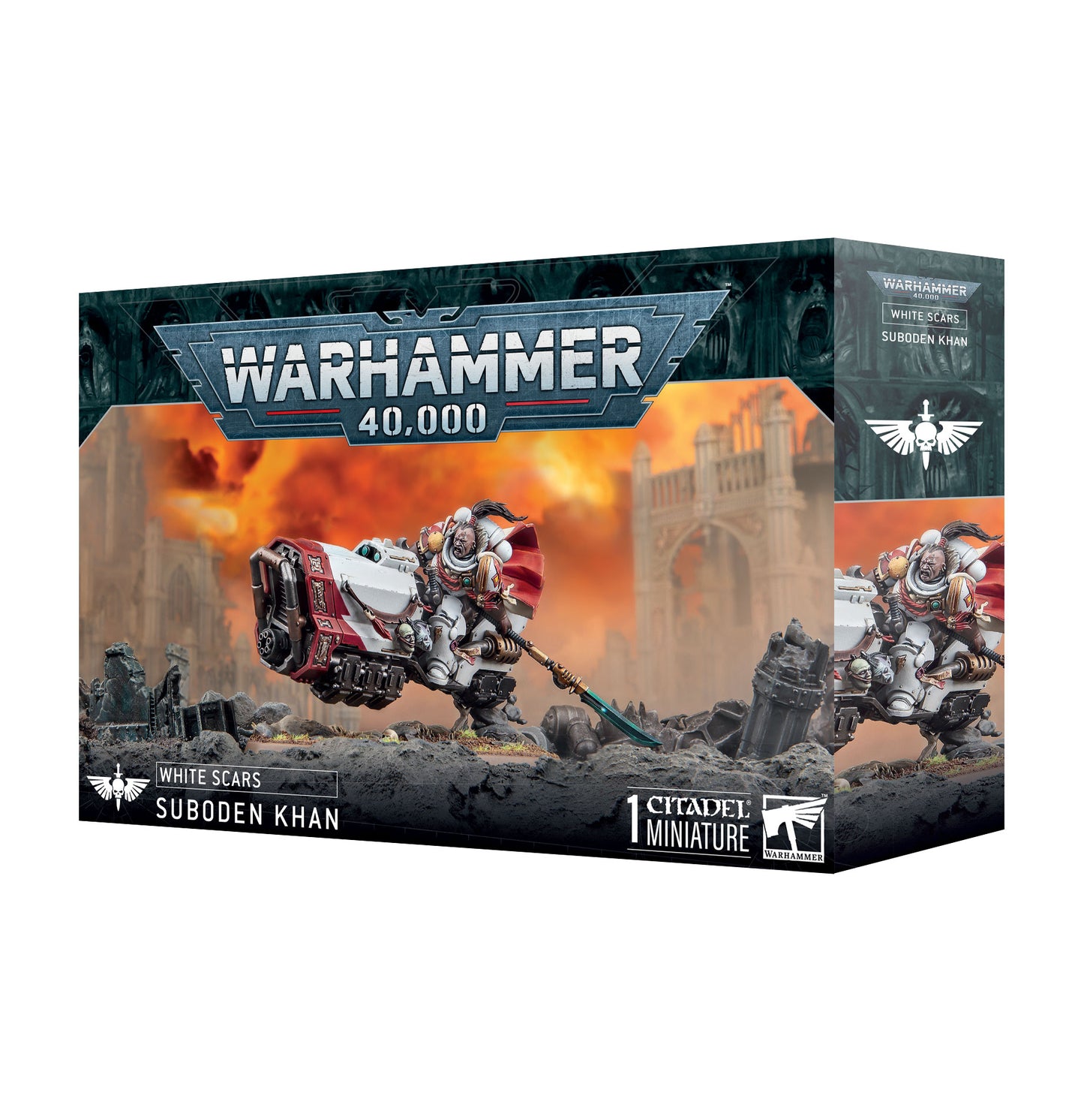 Warhammer 40k Suboden Khan White Scars Space Marines Figur Neu