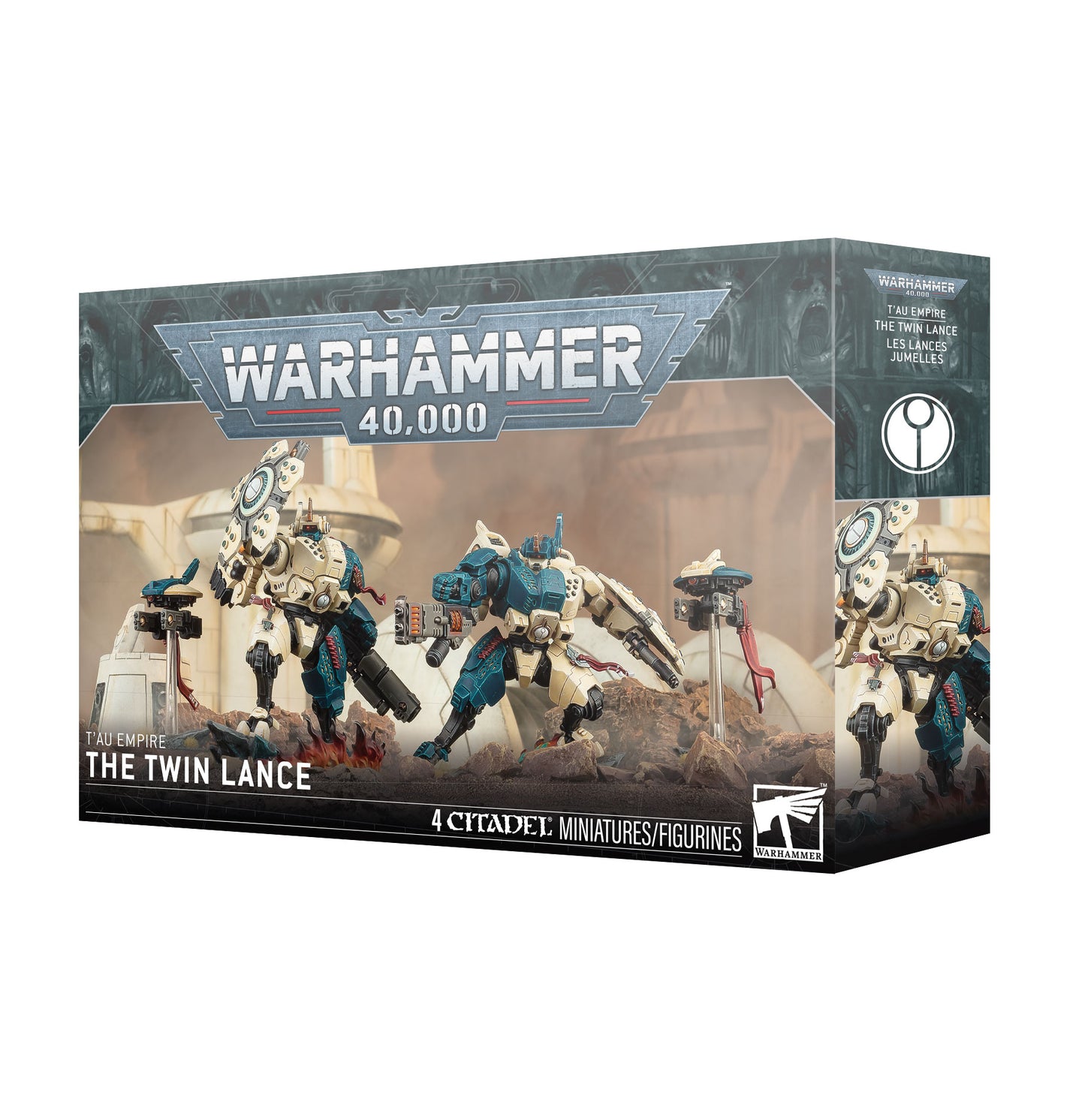Warhammer 40K T'au Empire Twin Lance – Stealth Battlesuit Kit