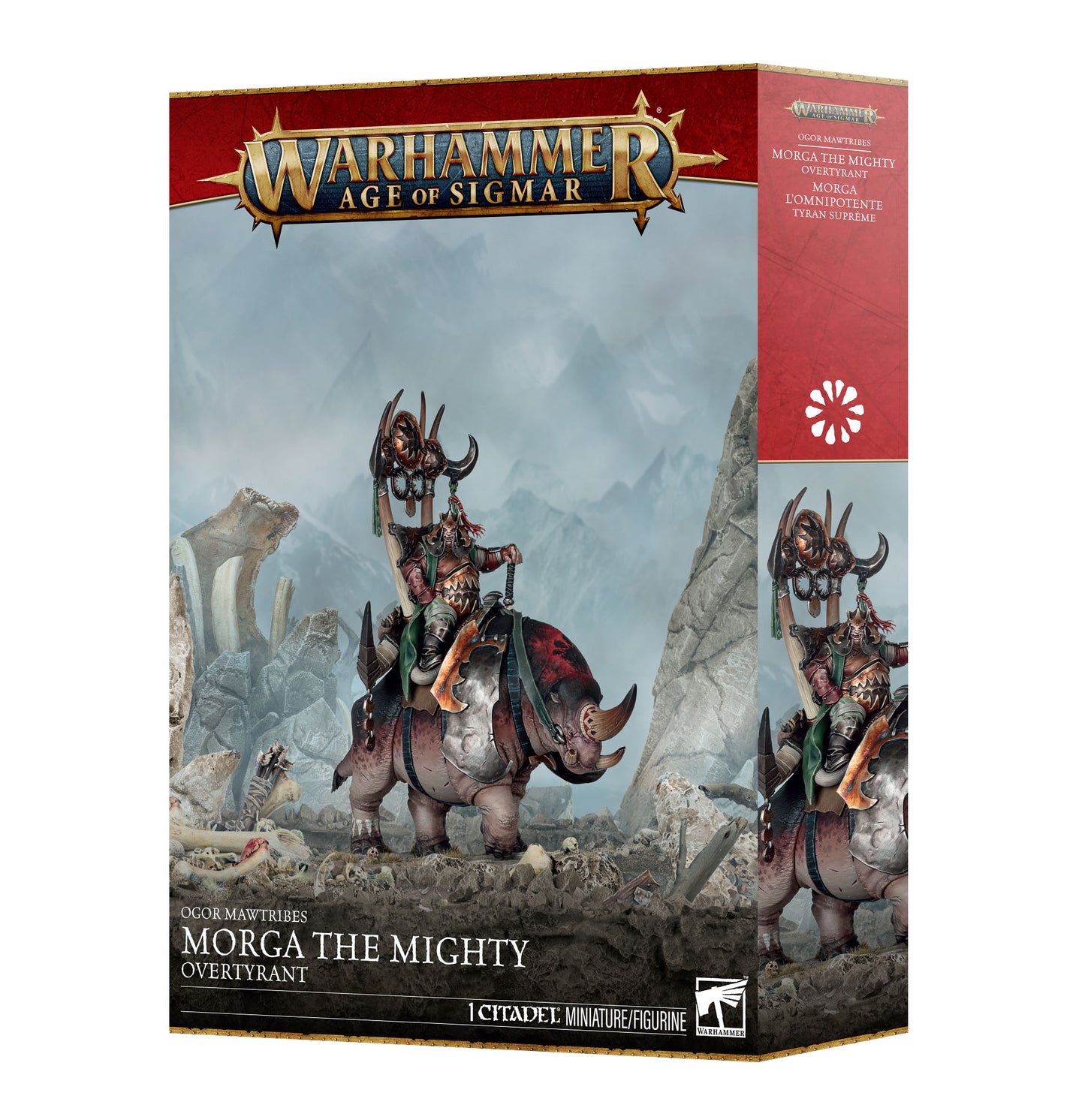 Warhammer Age of Sigmar Ogor Mawtribes Morga die Mächtige Obertyrannin Miniaturen