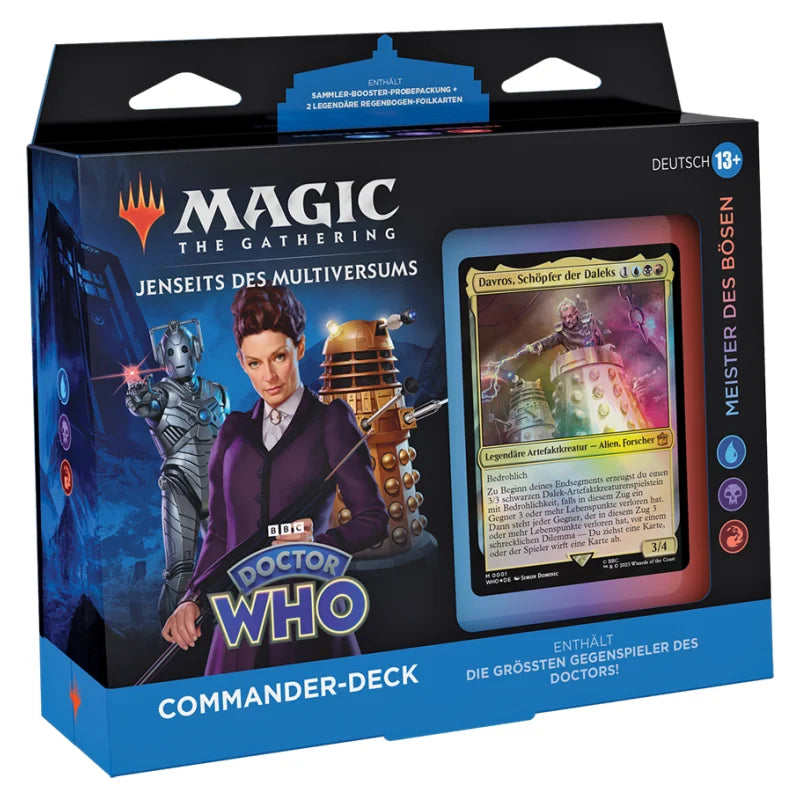Magic: The Gathering Doctor Who Commander Deck Meister des Bösen Deutsch