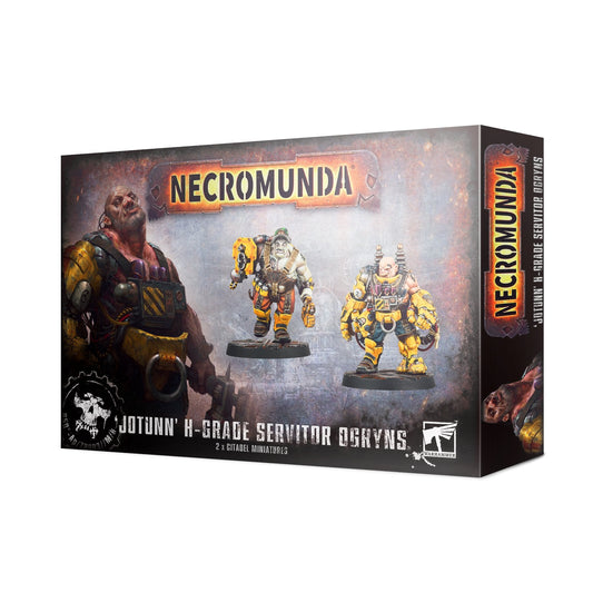 Miniatur der Jotunn H-Grade Servitor-Ogryns aus Warhammer