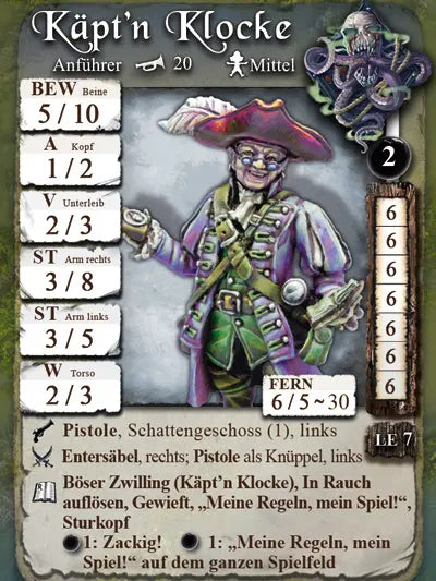 Freebooter Miniatures - Käpt'n Klocke - Neu Miniaturen LIM 027