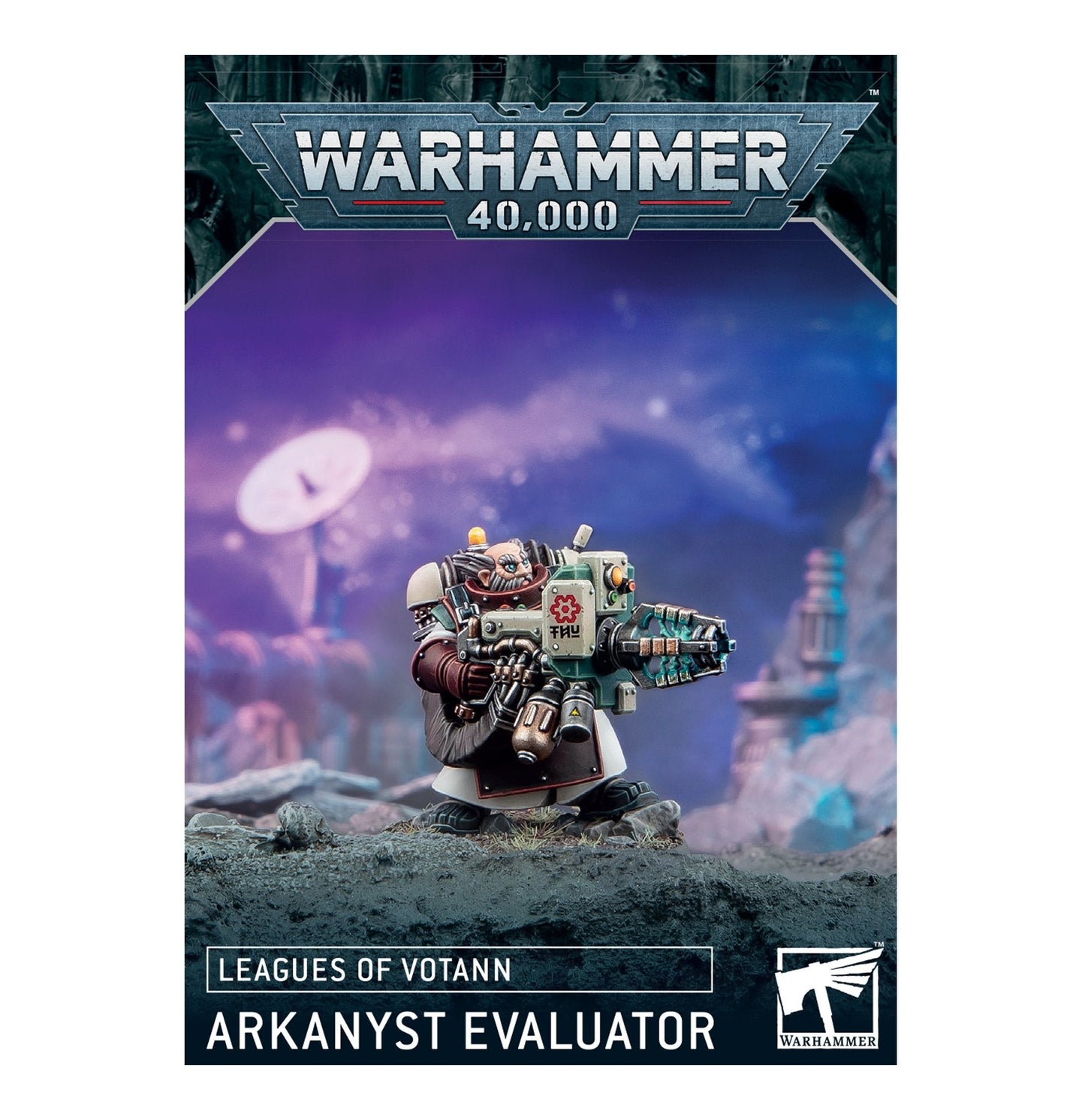 Leagues of Votann Arkanyst-Gutachter Modell Warhammer 40000 Deutsch
