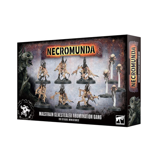 Miniatur der Malstrain-Genestealer-Abomination-Gang aus Warhammer