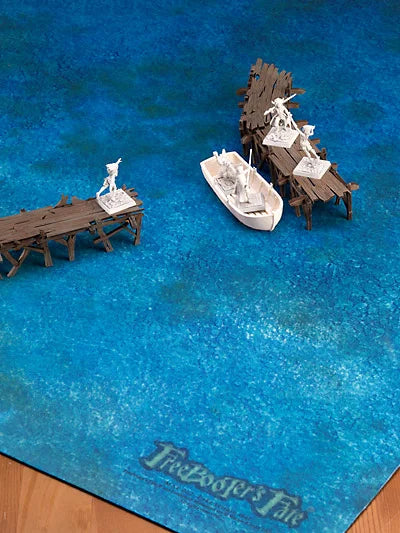 Freebooter Miniatures Ozean-Spielmatte 90x90 cm Gamemat Gelände Neu