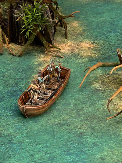 Freebooter Miniatures Sumpf-Spielmatte | Gelände 90x90 cm Gamemat Zubehör Neu