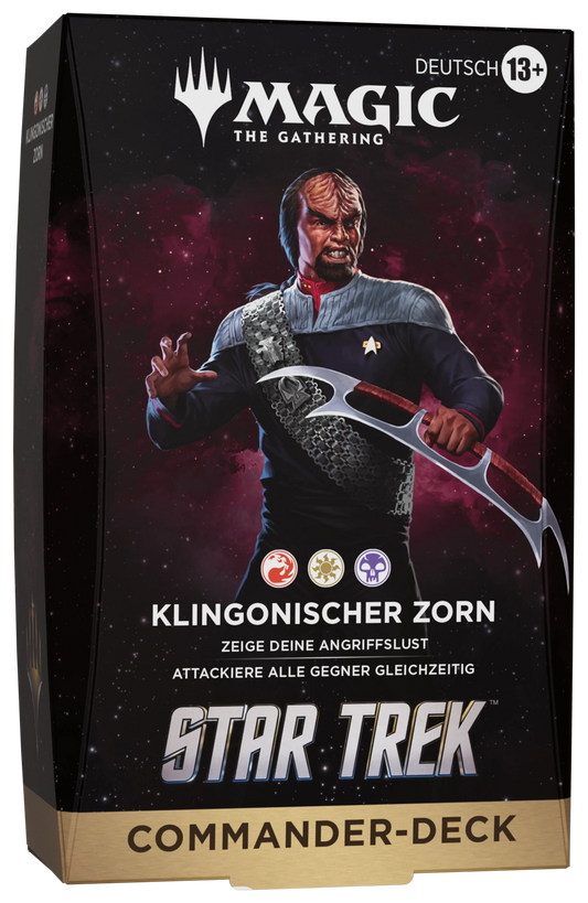Magic: The Gathering - Star Trek Commander Deck - Klingon Fury (Deutsch)