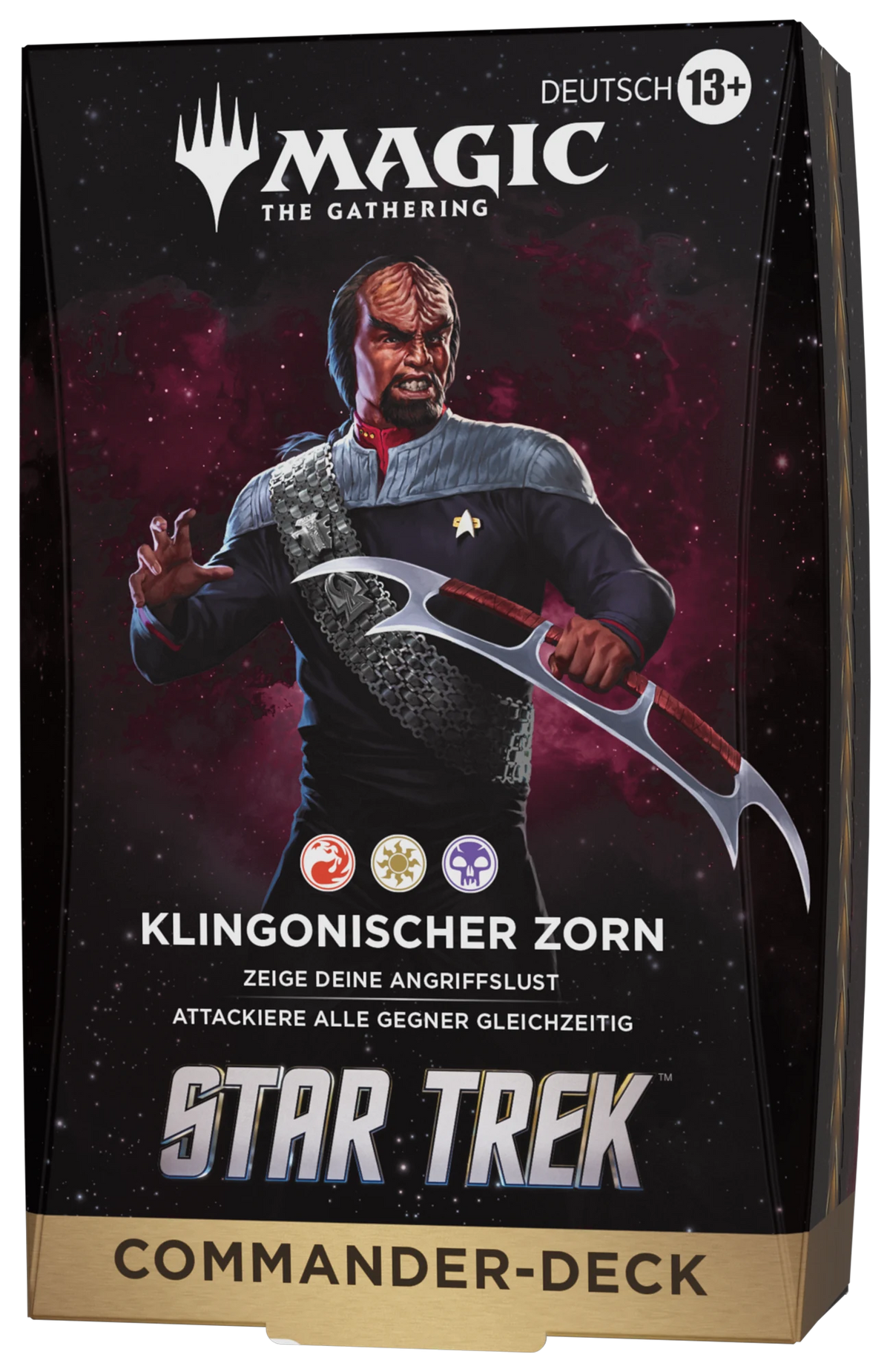 Magic: The Gathering - Star Trek Commander Deck - Klingon Fury (Deutsch)