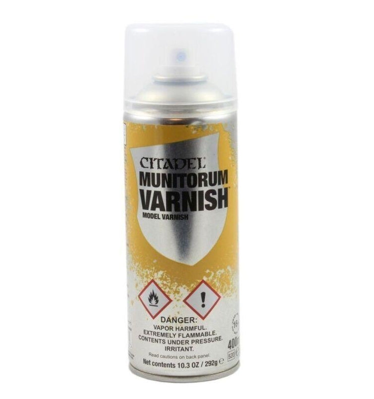 Warhammer 40,000 Munitorum Varnish Spray seidenmatt Deutsch