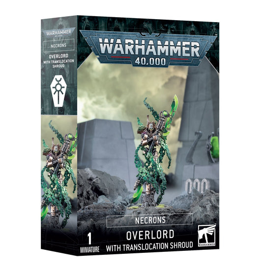 Miniatur des Necrons Hochlords mit Translokationsschleier