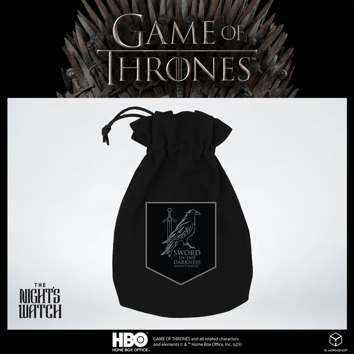 Game of Thrones. Night's Watch Dice Pouch.