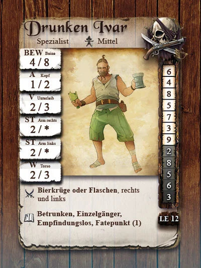 Freebooter Miniatures Drunken Ivar Neu PIR 030
