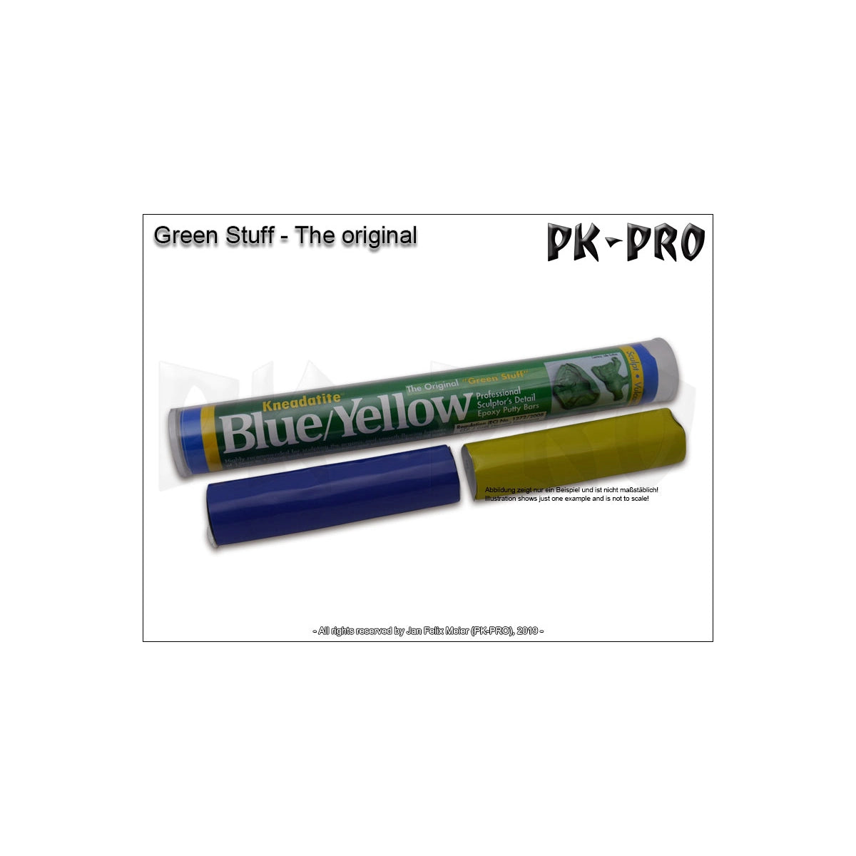 PK-PRO Green Stuff Bar – Epoxy-Modelliermasse, 100 g
