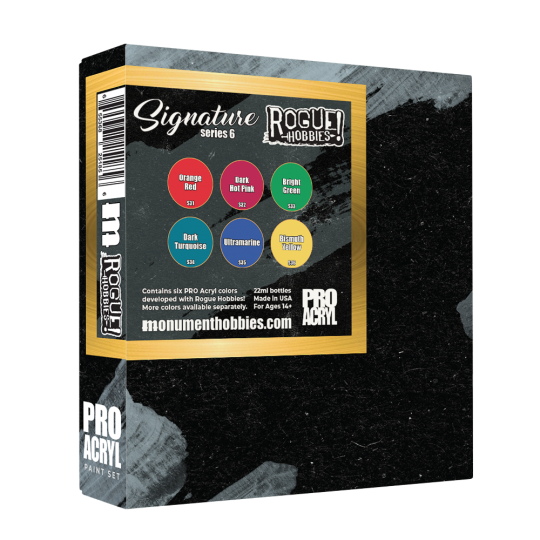 Monument Hobbies Pro Acryl Rogue Hobbies Set - 6 Farben - 6 x 22 ml