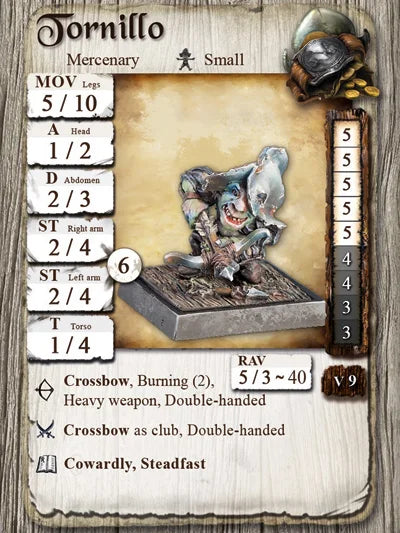 Freebooter Miniatures Tornillo SOL 035 Freebooters Fate