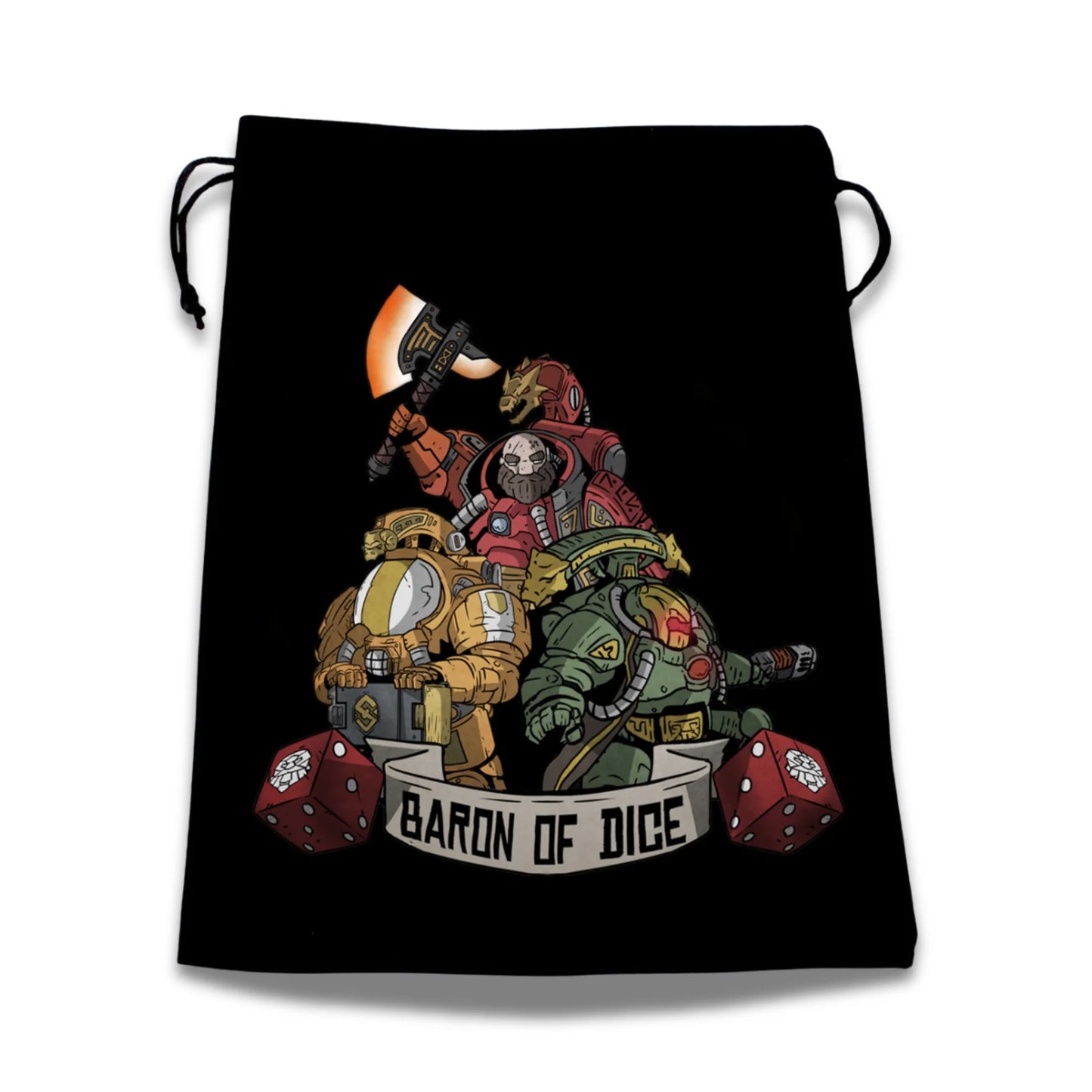 Baron of Dice Space Dwarves – Premium-Beutel für Sci-Fi Wargaming