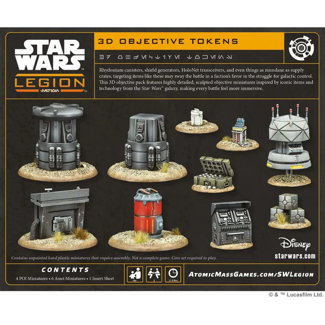 Star Wars: Legion - 3D Objective Tokens mehrsprachig