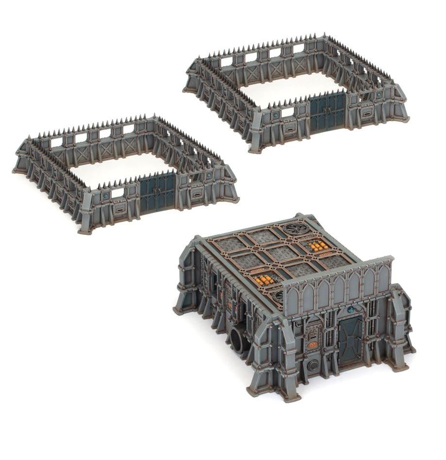 Gelände Terrain STC Bunker Warhammer 40k Ultimate Starter Box Battlezone Fronteris