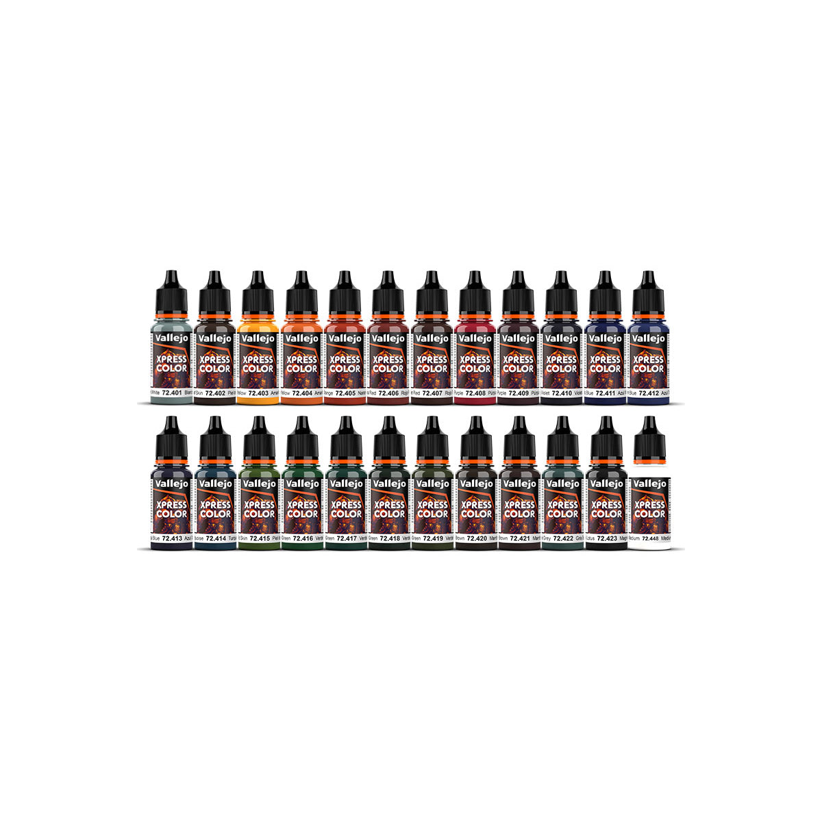 Vallejo Game Xpress Color Komplett Set - 24 x 18 ml