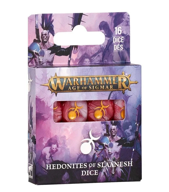 Warhammer Age of Sigmar Hedonites of Slaanesh Dice Set