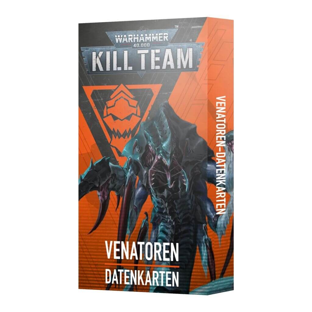 Warhammer Kill Team DATENKARTEN VENATOREN DEU Neu Regeln