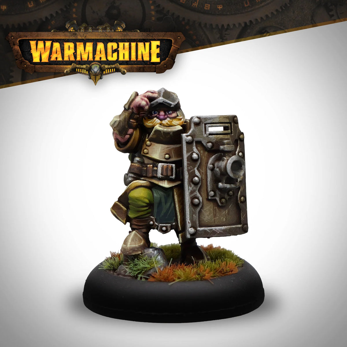 Warmachine: Captain Barl "Demolisher" Dunax (Mercenary) – Miniatur