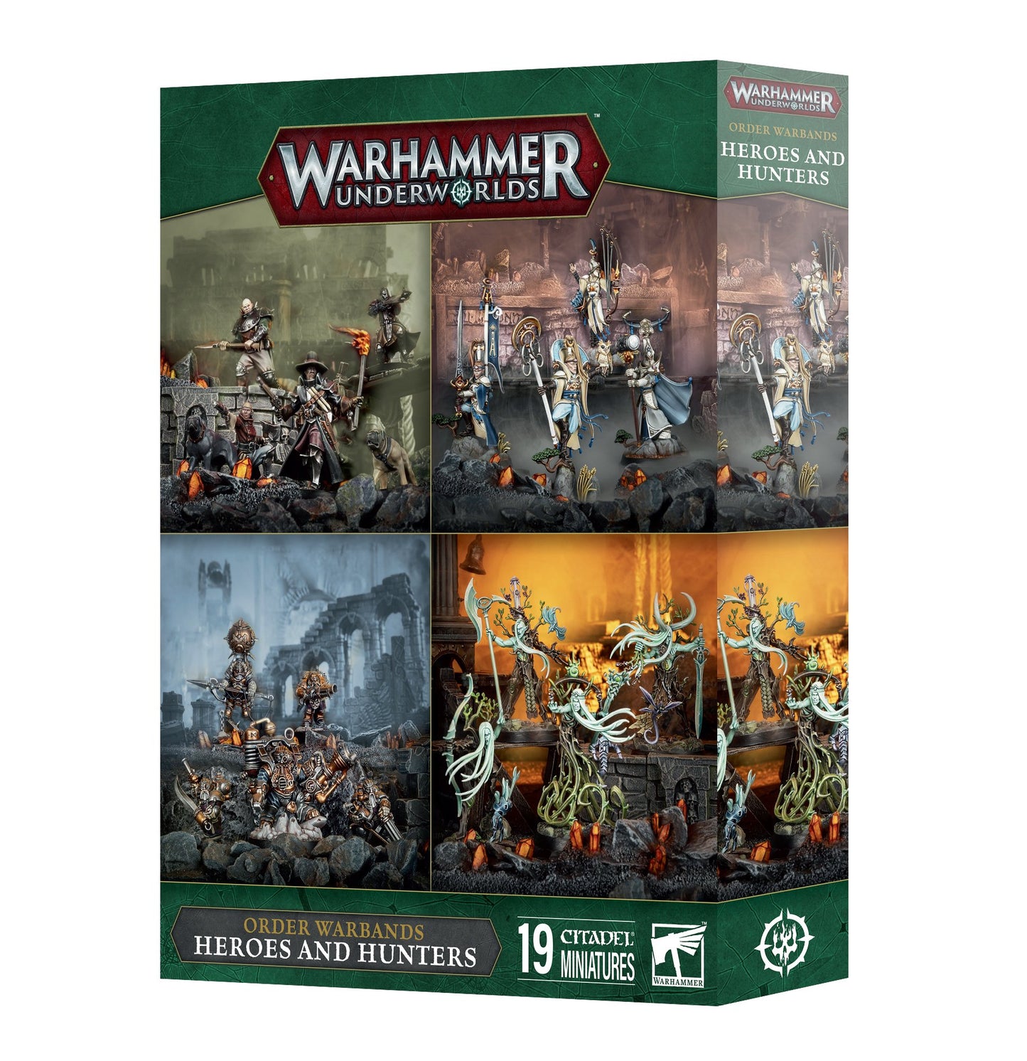 Games Workshop Warhammer Underworlds Helden und Jäger Miniaturen Neu 34-004