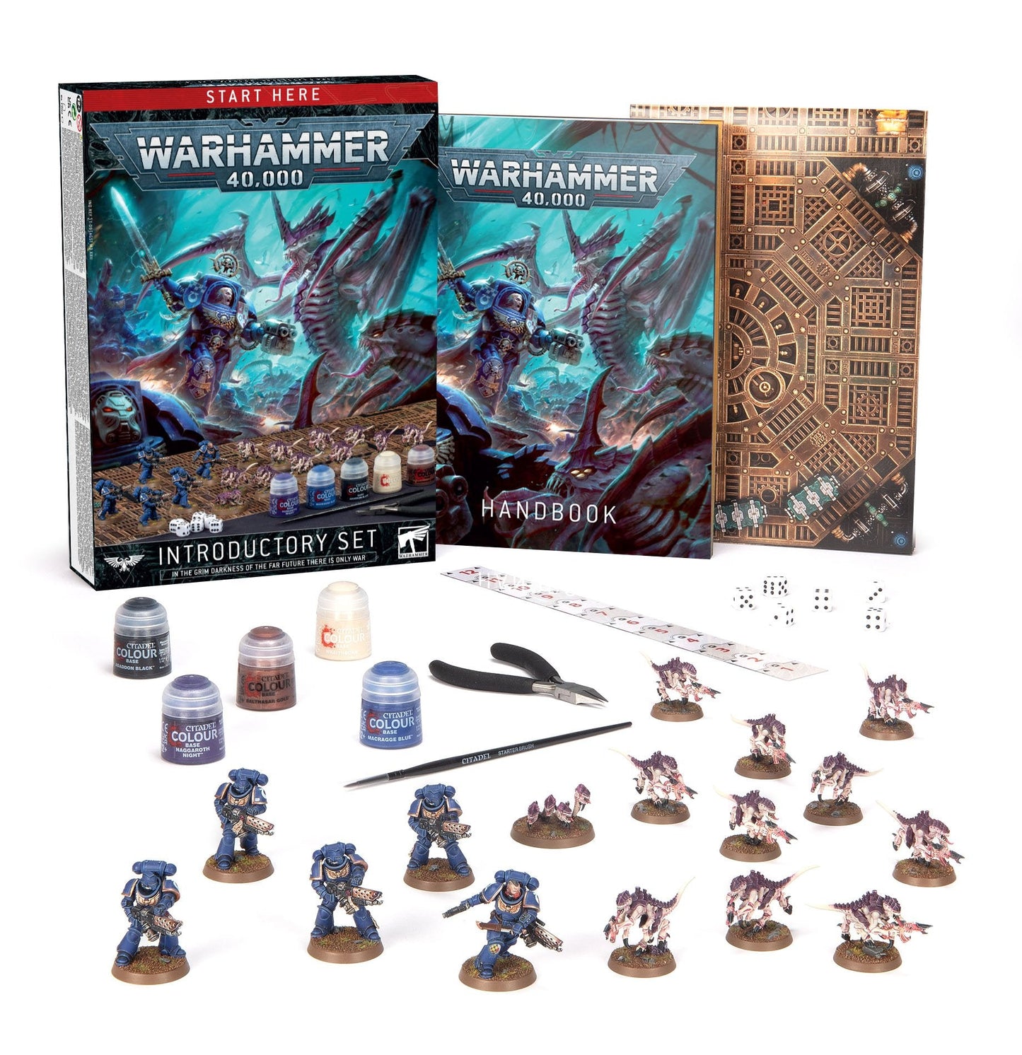 Warhammer 40000 Einsteiger-Set Deutsch mit Primaris Infernus Marines und Termaganten