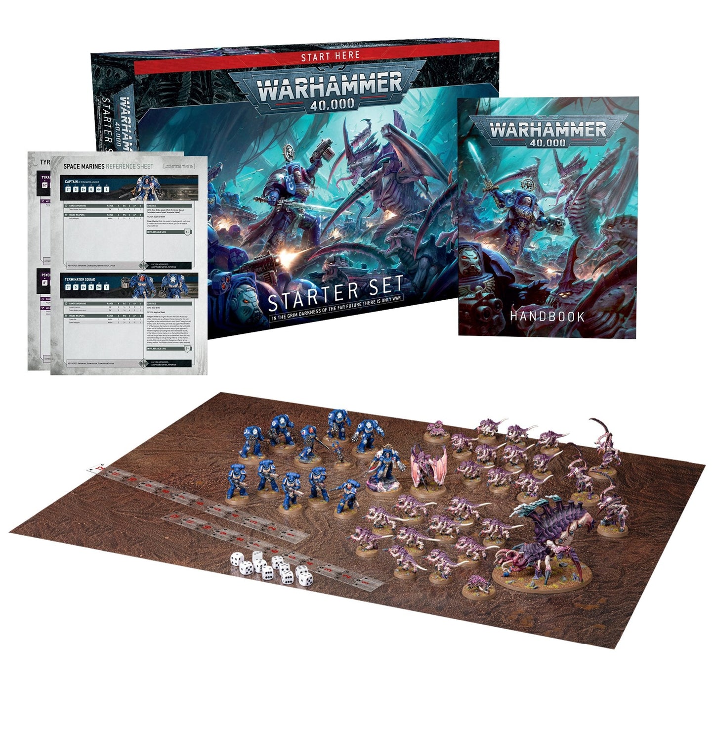 Warhammer 40000 Grundregelbuch Deutsch Hardcover Sammlung