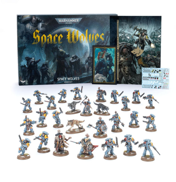 Warhammer 40k Space Wolves Army Set Englisch Battleforce