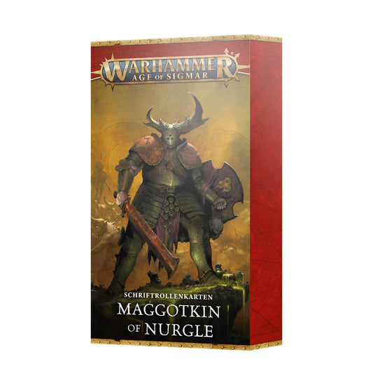 Schriftrollenkarten: Maggotkin Nurgle (DE) – Age of Sigmar Regeln Zubehör