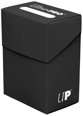Ultra PRO Deck Box Black 80+ Standardgröße - Schwarz MtG