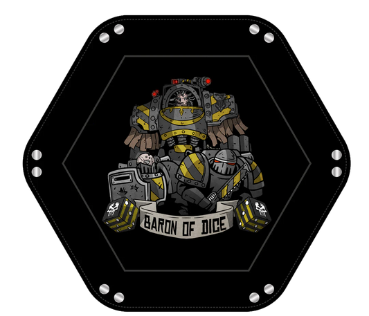 Baron of Dice Steel Renegades – Würfeltablett für Sci-Fi Wargaming