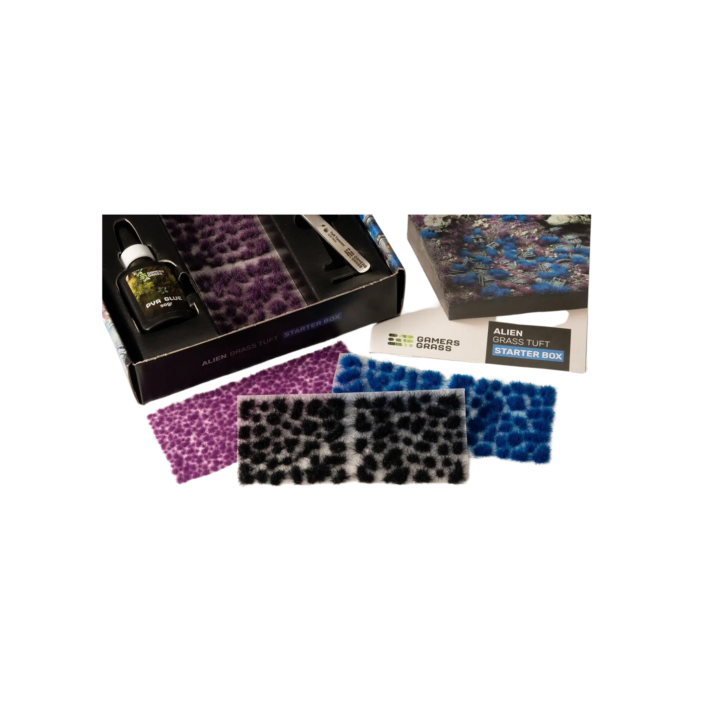 GamersGrass Tuft Starter Boxes - Alien Grass Basing Neu