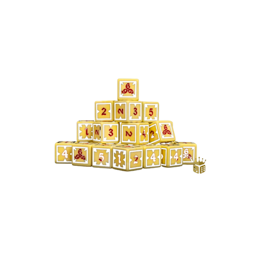 Baron of Dice Scanner's 666 – Trench Crusade Compatible Dice Set – 25 runde Würfel für Trench Crusade