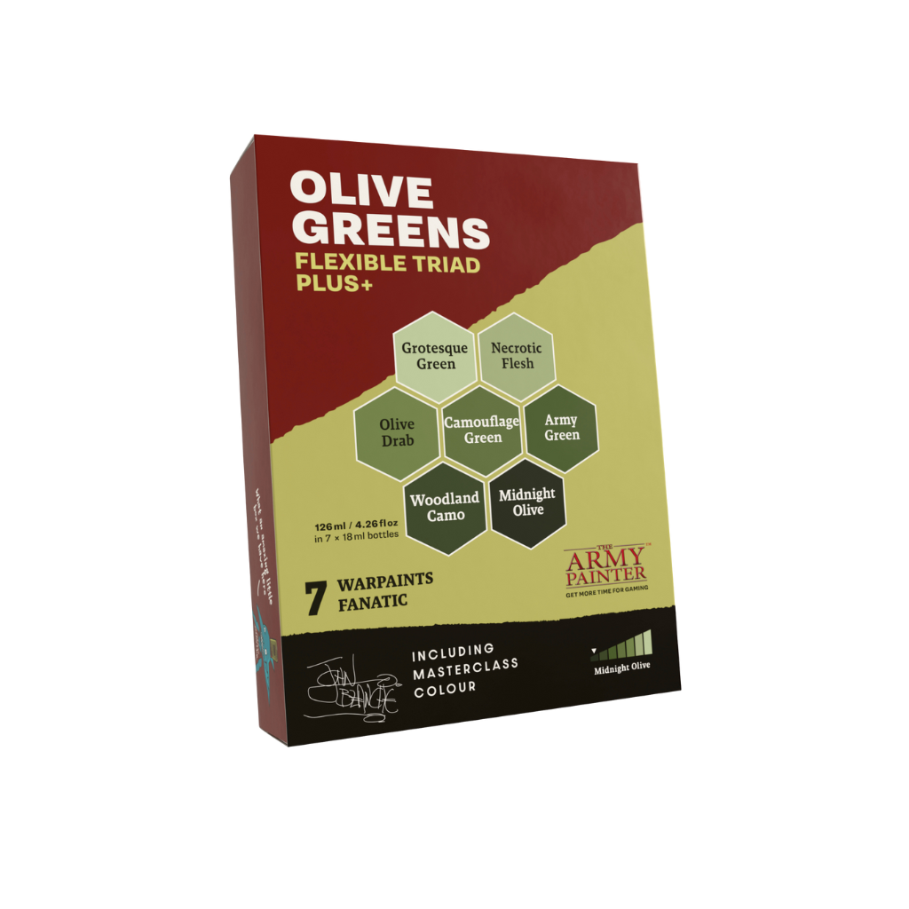 Army Painter Olive Greens Flexible Triad PLUS+ APWP8091P Farbe
