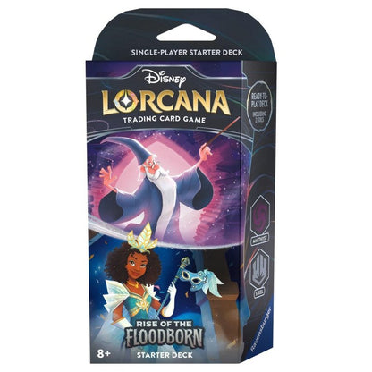 Disney Lorcana Rise of the Floodborn Starterdeck Merlin & Tiana Englisch