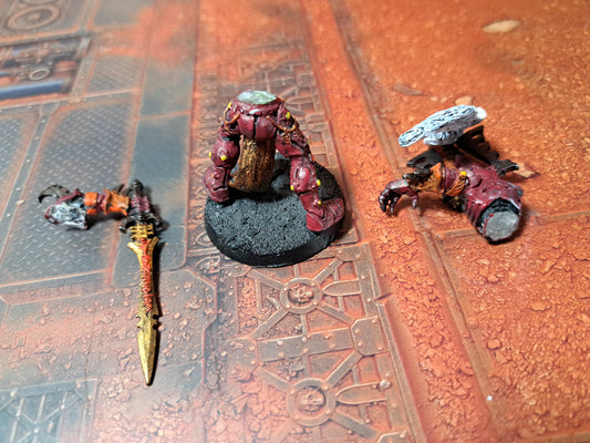 Avatar of Khaine Aeldari Eldar Warhammer 40k Beschädigt bemalt