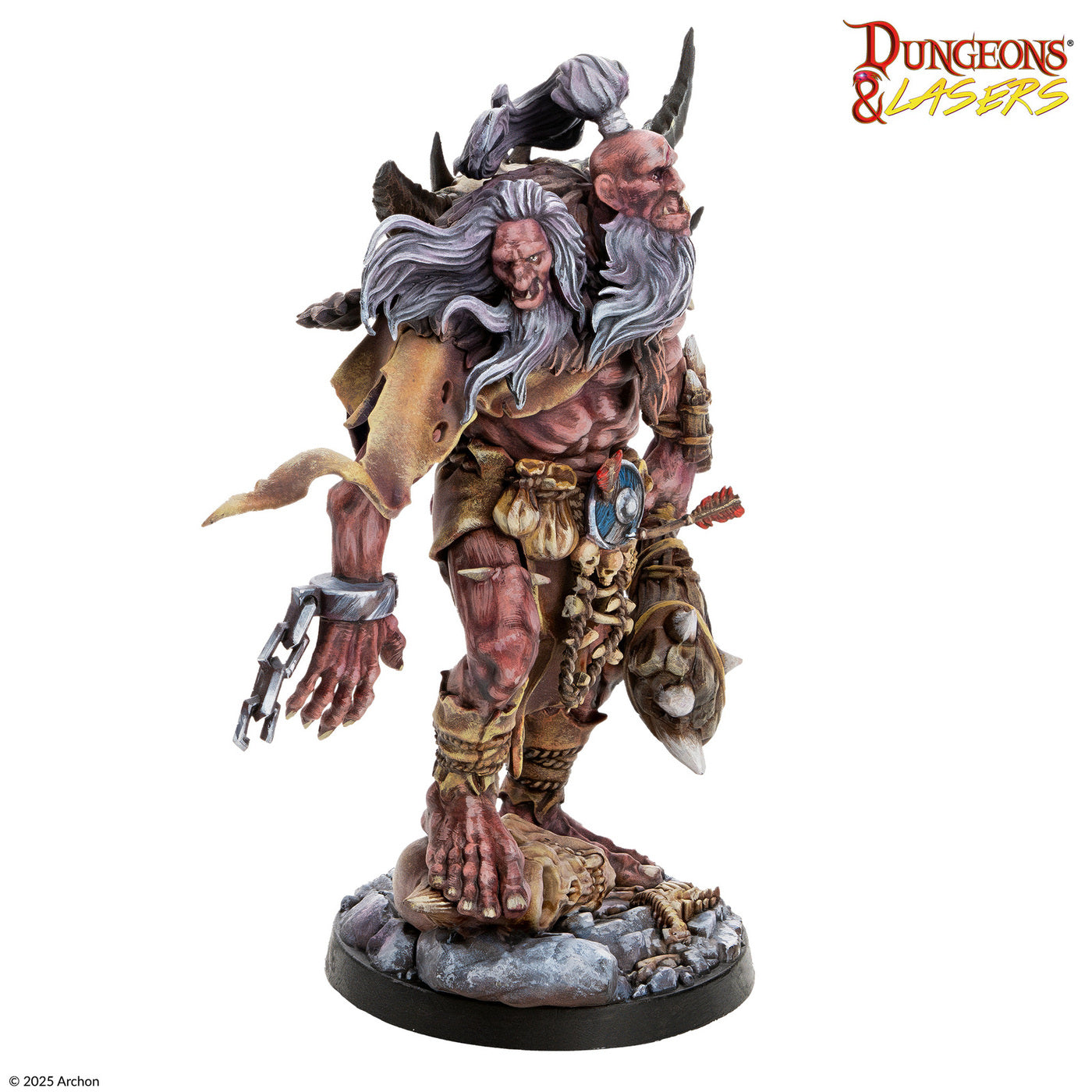 D&L Gervase the Ettin Riesen Miniatur 5e Archon Studio