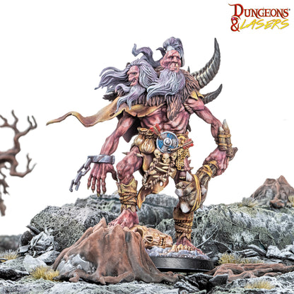 D&L Gervase the Ettin Riesen Miniatur 5e Archon Studio