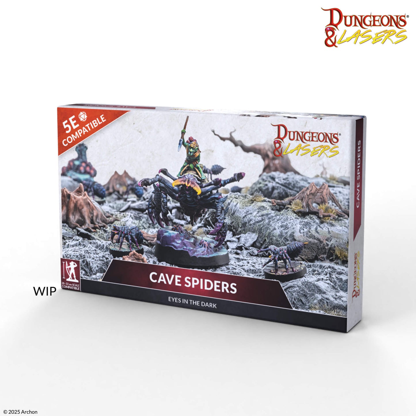 D&L Cave Spiders Höhlenspinnen Miniaturen 5e Archon Studio
