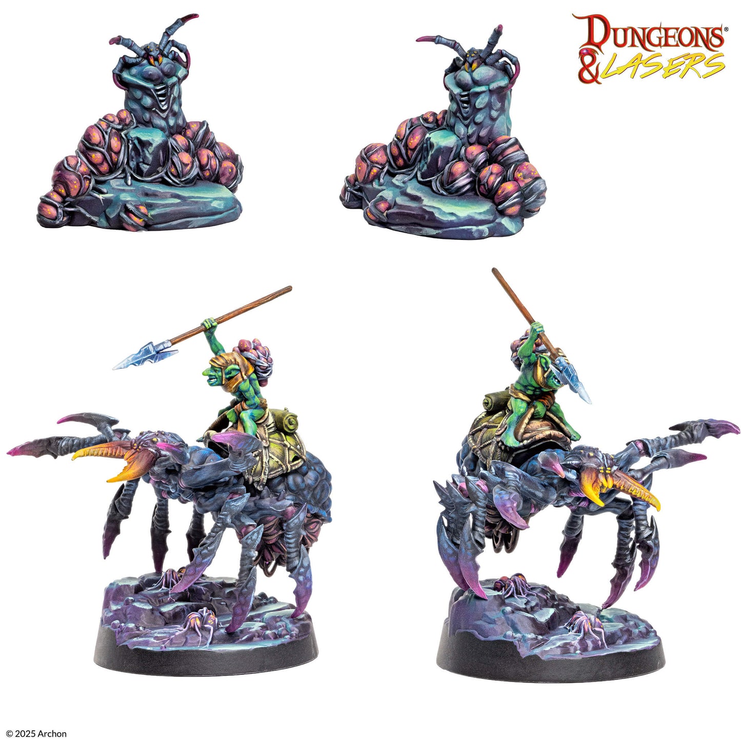 D&L Cave Spiders Höhlenspinnen Miniaturen 5e Archon Studio