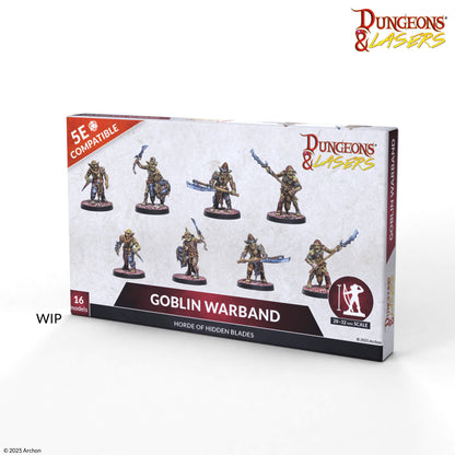 D&L Goblin Warband Kriegertrupp Miniaturen 5e Archon Studio